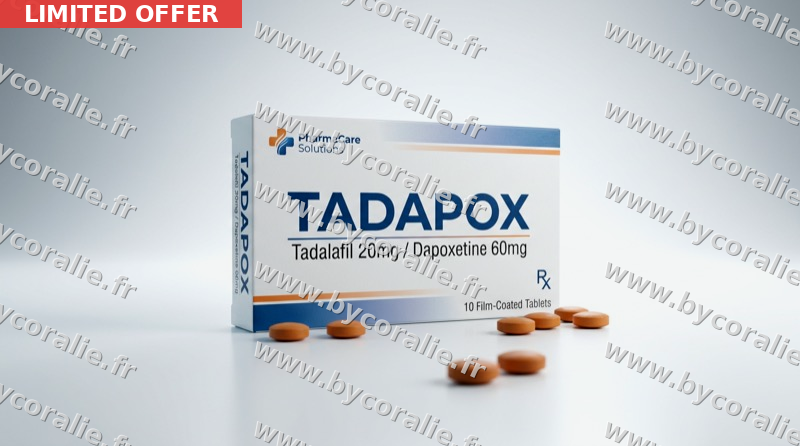 Fiche complète Tadapox 20/60mg : indications et meilleur prix | À partir de 1,74€ à Paris